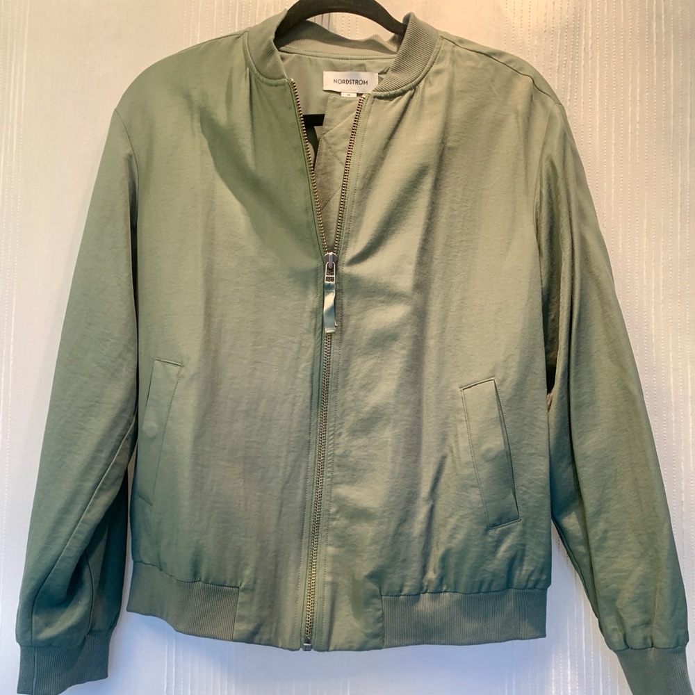 Nordstrom Green Bomber Jacket